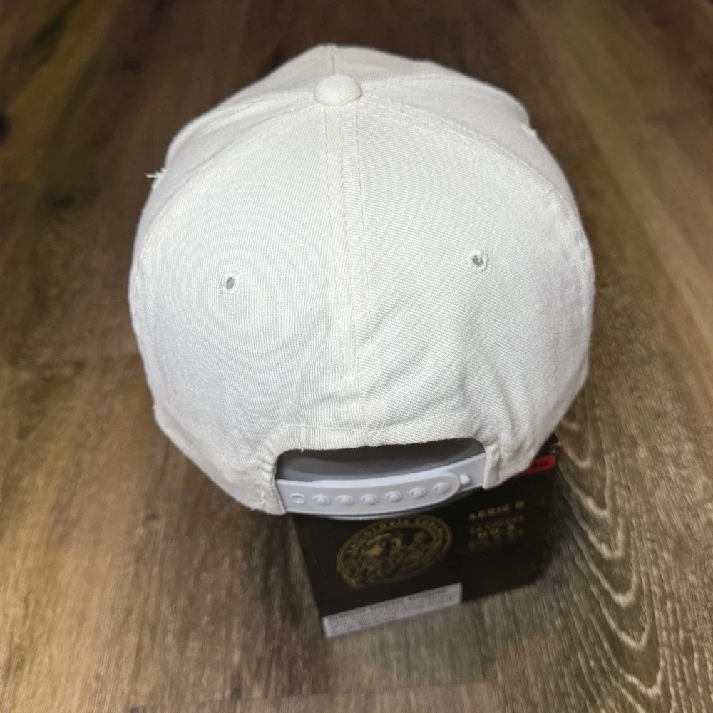 Vintage Smirnoff‎ Snapback Hat White Rope Trucker 80s Cotton Alcohol Liquor Beer